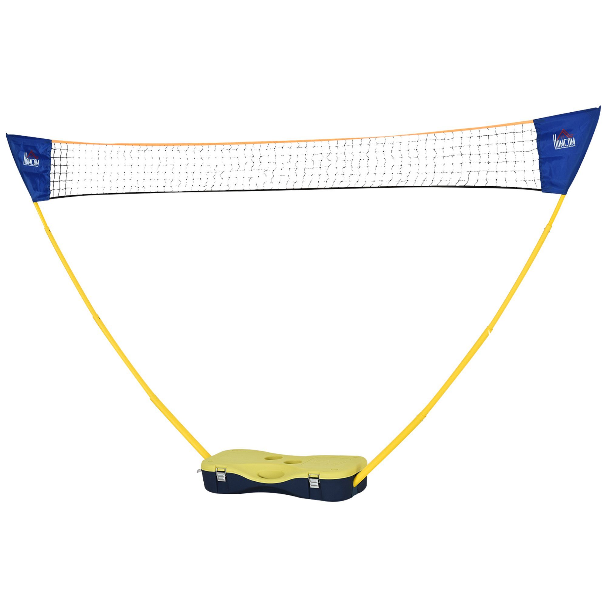 HOMCOM Badmintonnetz Badmintonnetz mit 4 Schlägern