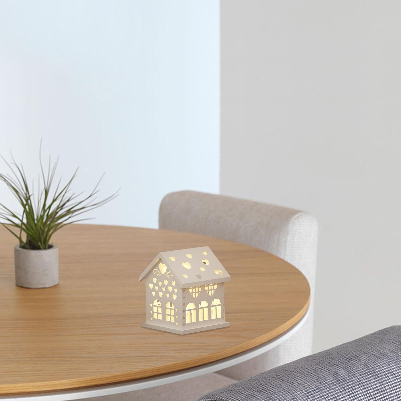 FOUORTUNATE-BEE Silikonform Silikonform Haus für Kerzenhalter, Gießform für Gips, Beton und Harz, (Silikonformen Gießformen), DIY Bastelform für kreative Dekora – Bild 4 von 5