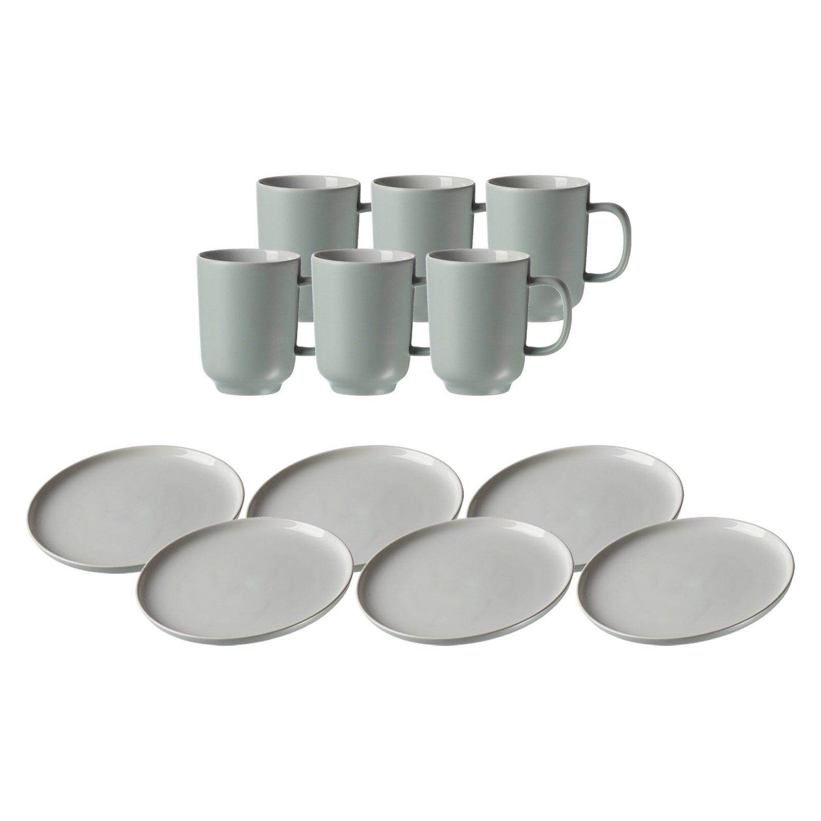 Ritzenhoff & Breker Kombiservice Jasper Kaffeeservice Set 12er Keramik mint (12-tlg)