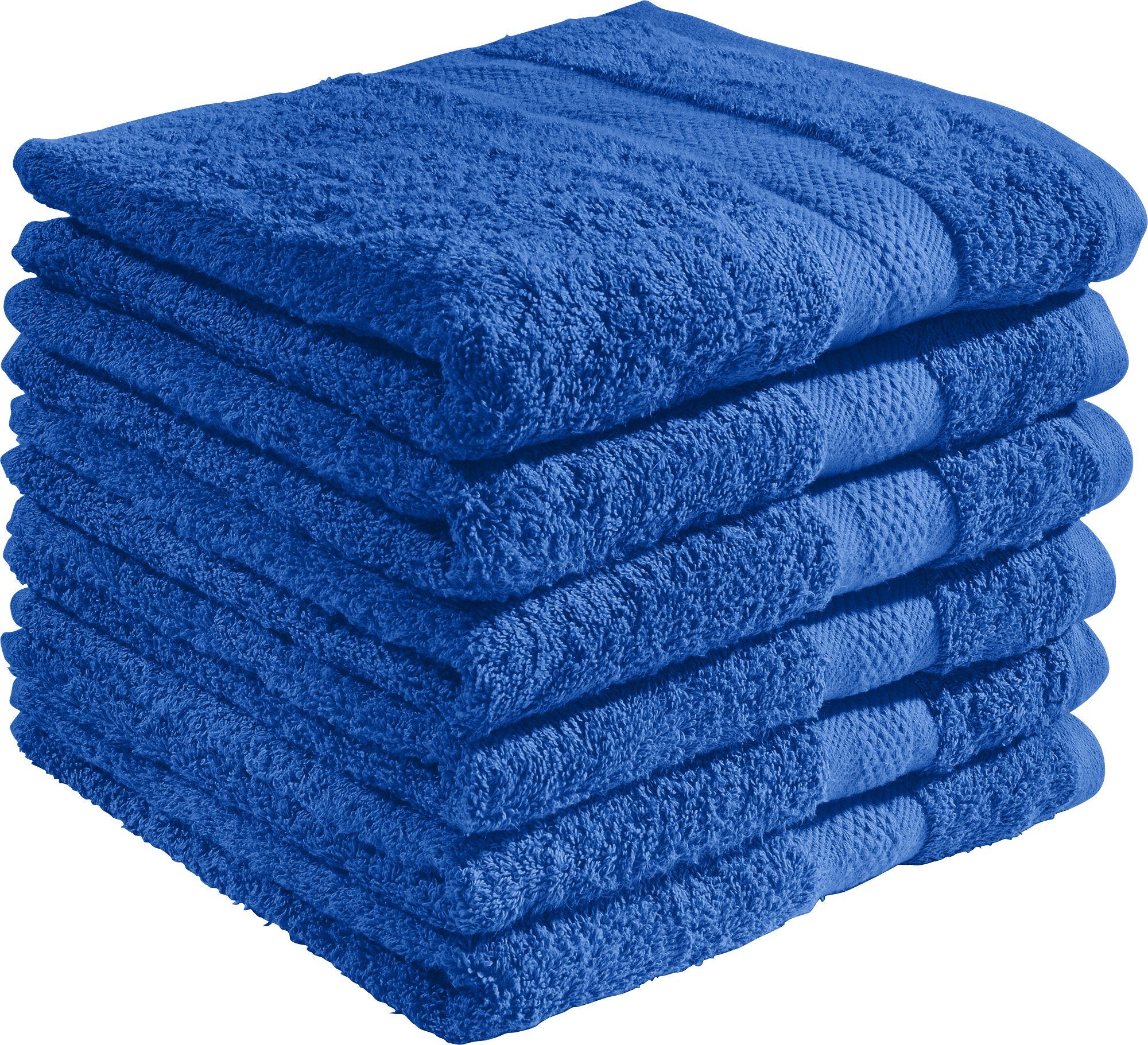 REDBEST Handtuch Handtuch "Chicago" 6er-Pack, Frottier, Walk-Frottier Uni