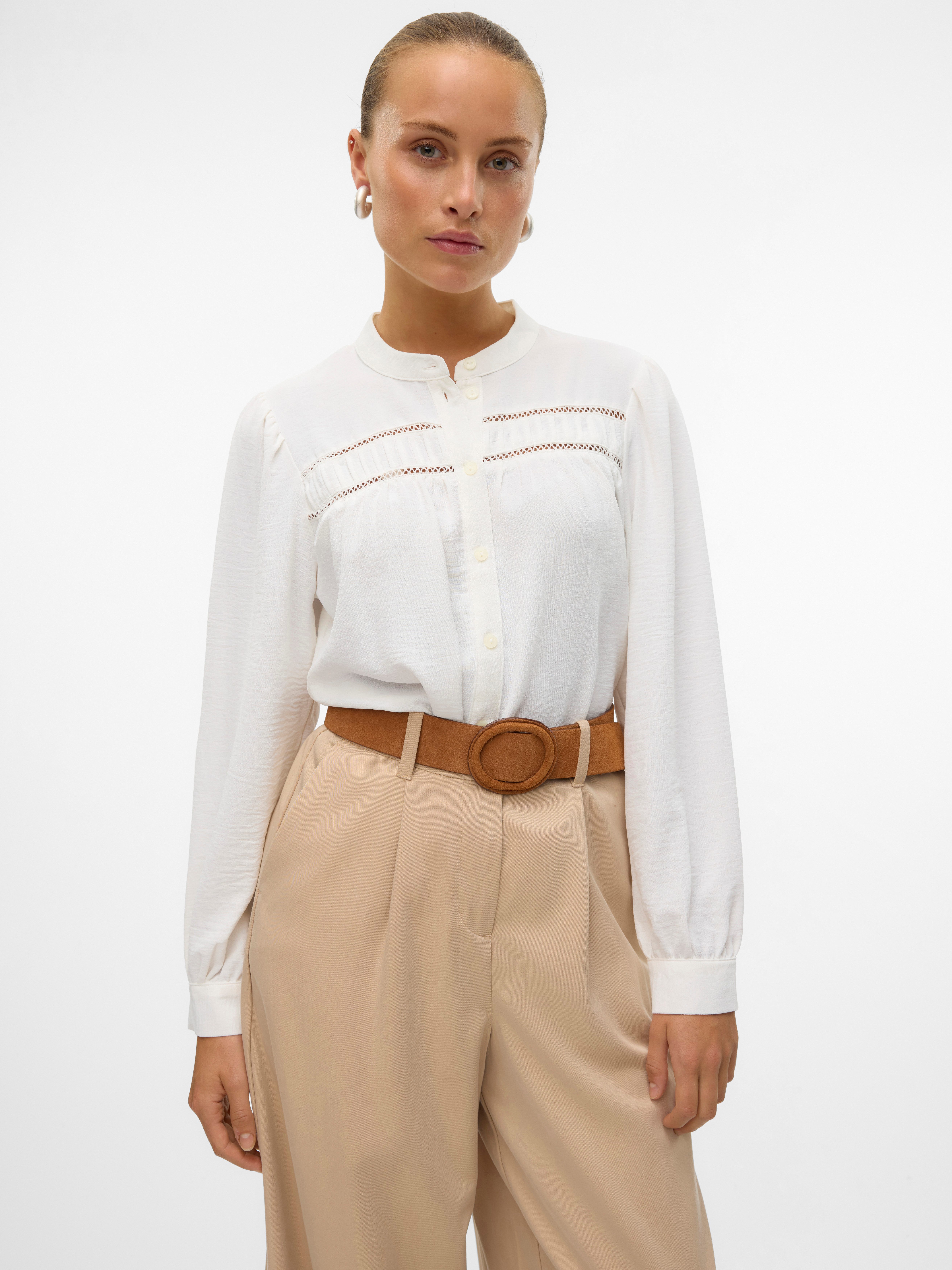 Vero Moda Langarmbluse VMEMMA LS LACE günstig online kaufen