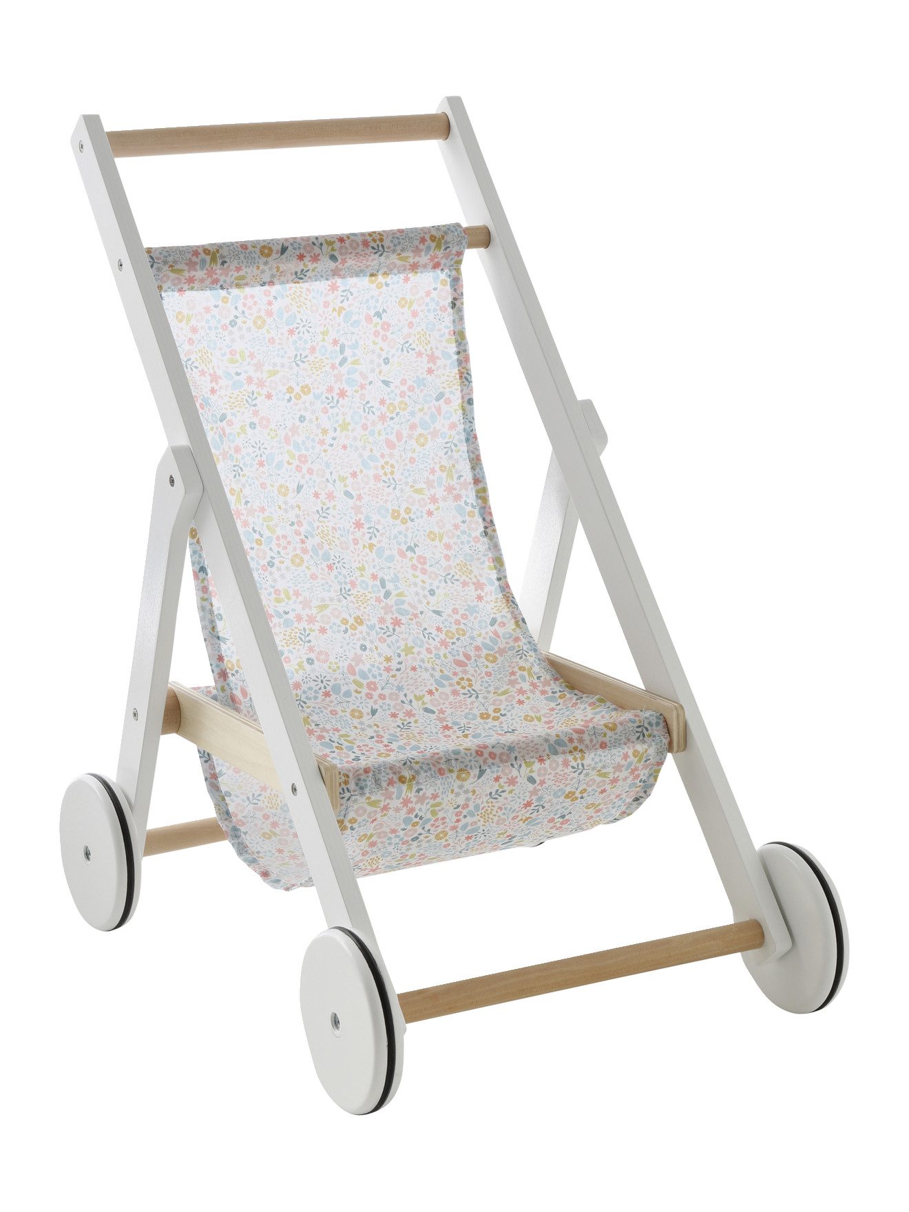 vertbaudet Puppen Accessoires-Set Puppen-Buggy, Holz, Rollenspiel günstig online kaufen
