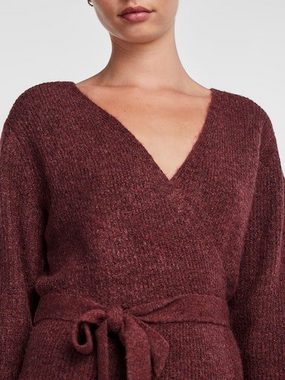 pieces Strickkleid PCELLEN LS WRAP KNIT DRESS NOOS BC