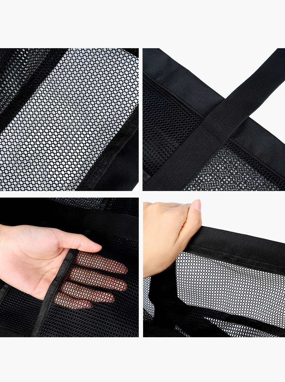 axy XL-Strandtasche Duschtasche, Multifunktionale Strandtasche aus Mesh, Faltbar, Tragbar, Leicht