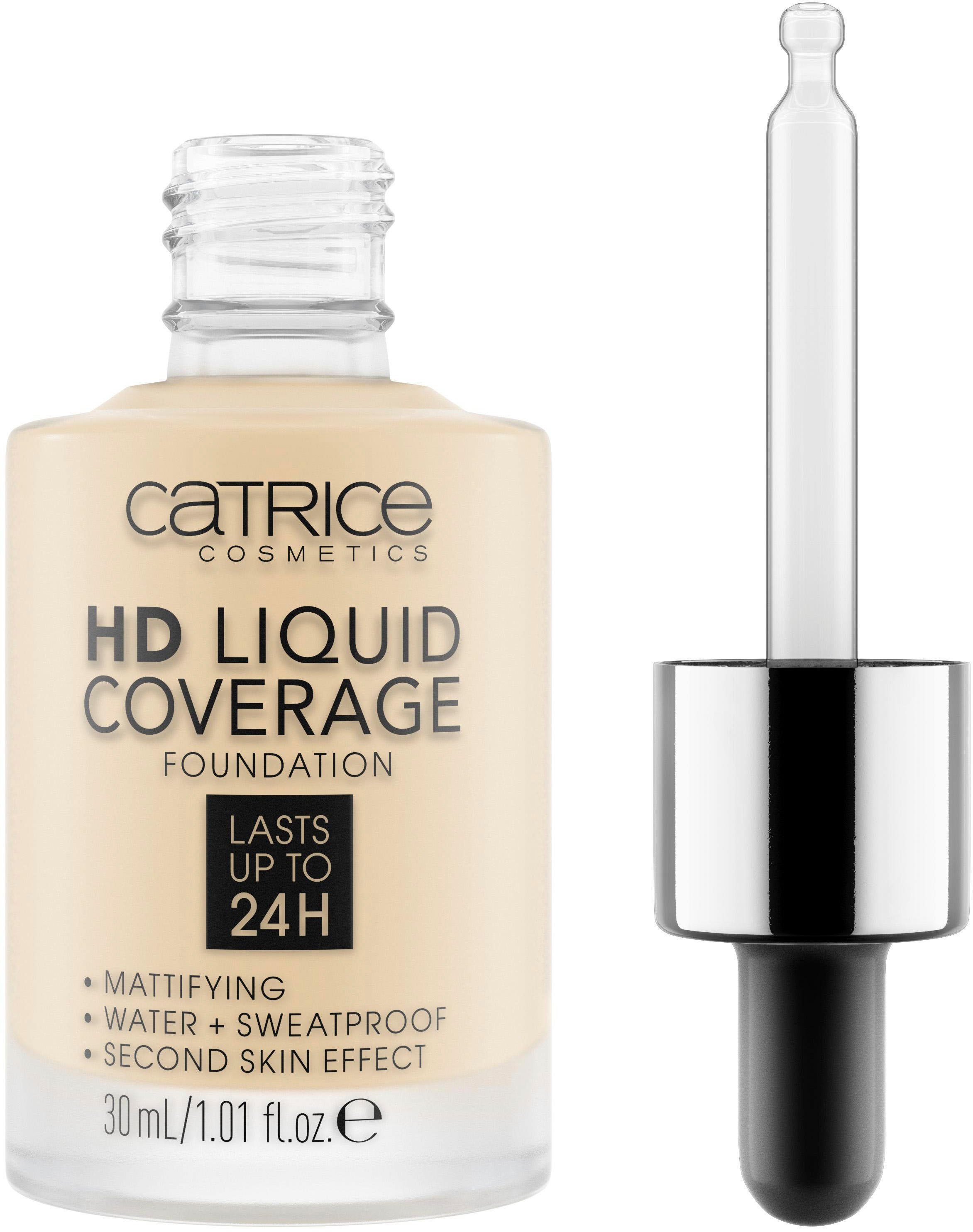 Catrice Foundation HD LIQUID COVERAGE FOUNDATION, mit leichter Textur