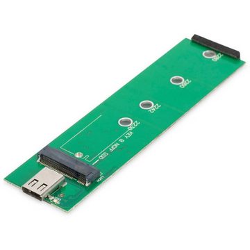 Digitus Festplatten-Gehäuse M.2 SSD-Festplattengehäuse USB 3