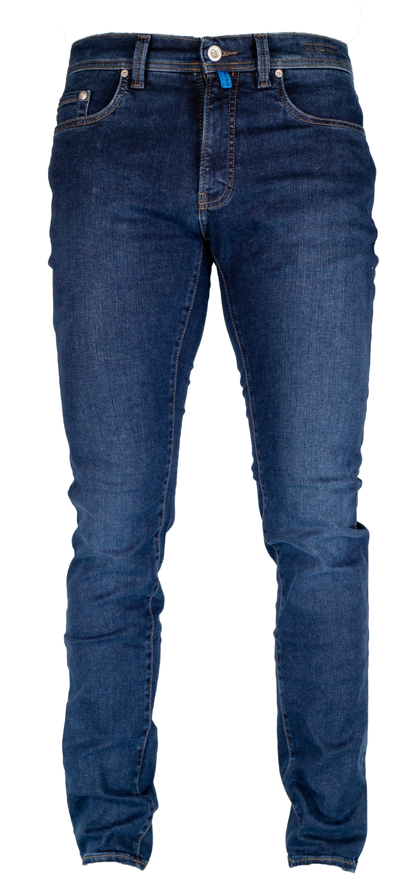 Pierre Cardin 5-Pocket-Jeans PIERRE CARDIN FUTUREFLEX LYON dark blue vintage used 3451 8880.73