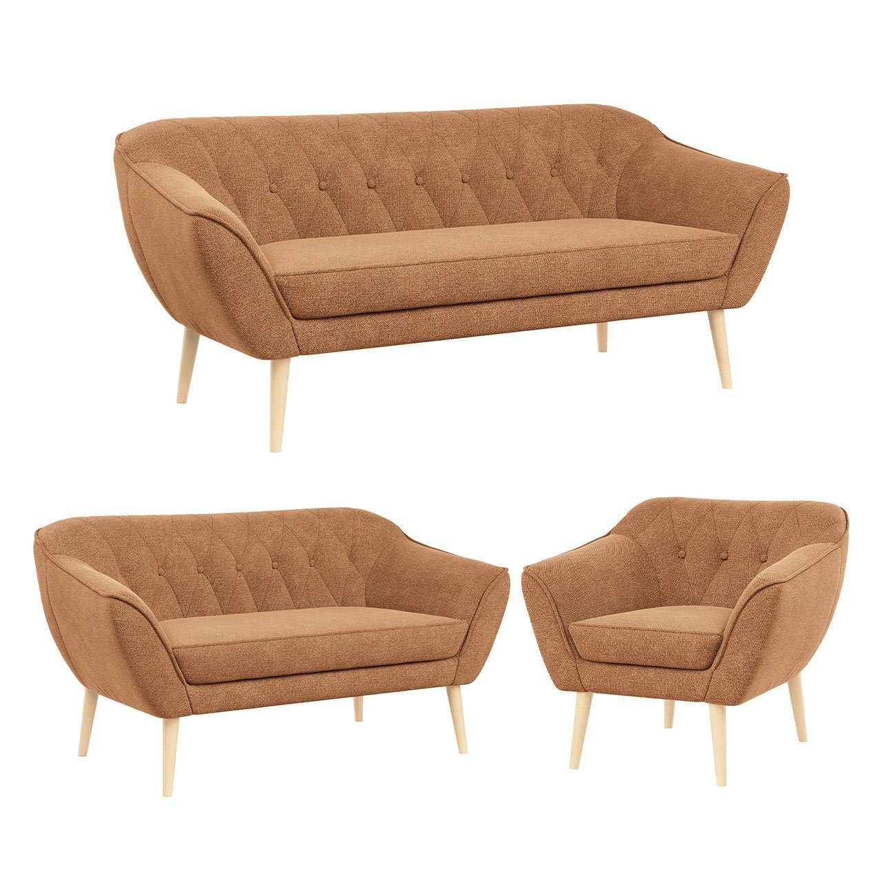 MKS MÖBEL Sofa PIRS 3 2 günstig online kaufen
