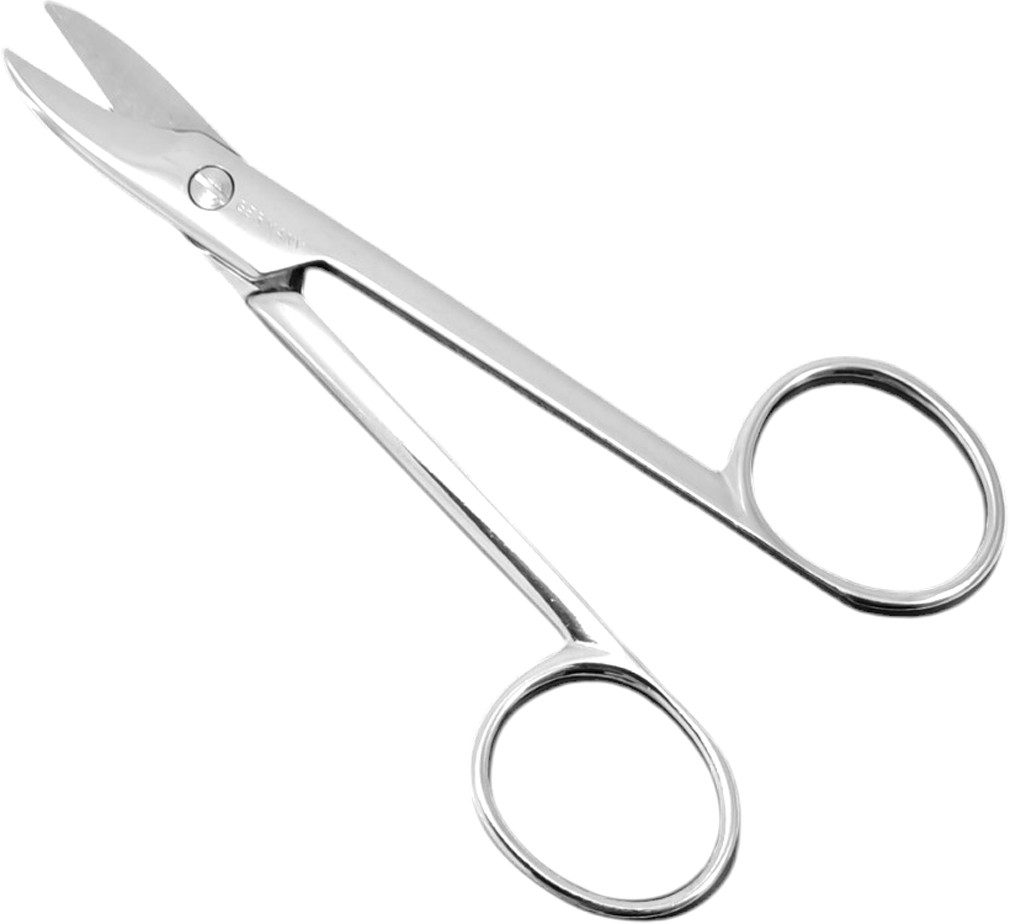 EloModa Nagelschere Profi Fußnagelschere für dicke und feste Nägel Scharfe Präzisionskling, (1-tlg), gebogener Schnittfläche