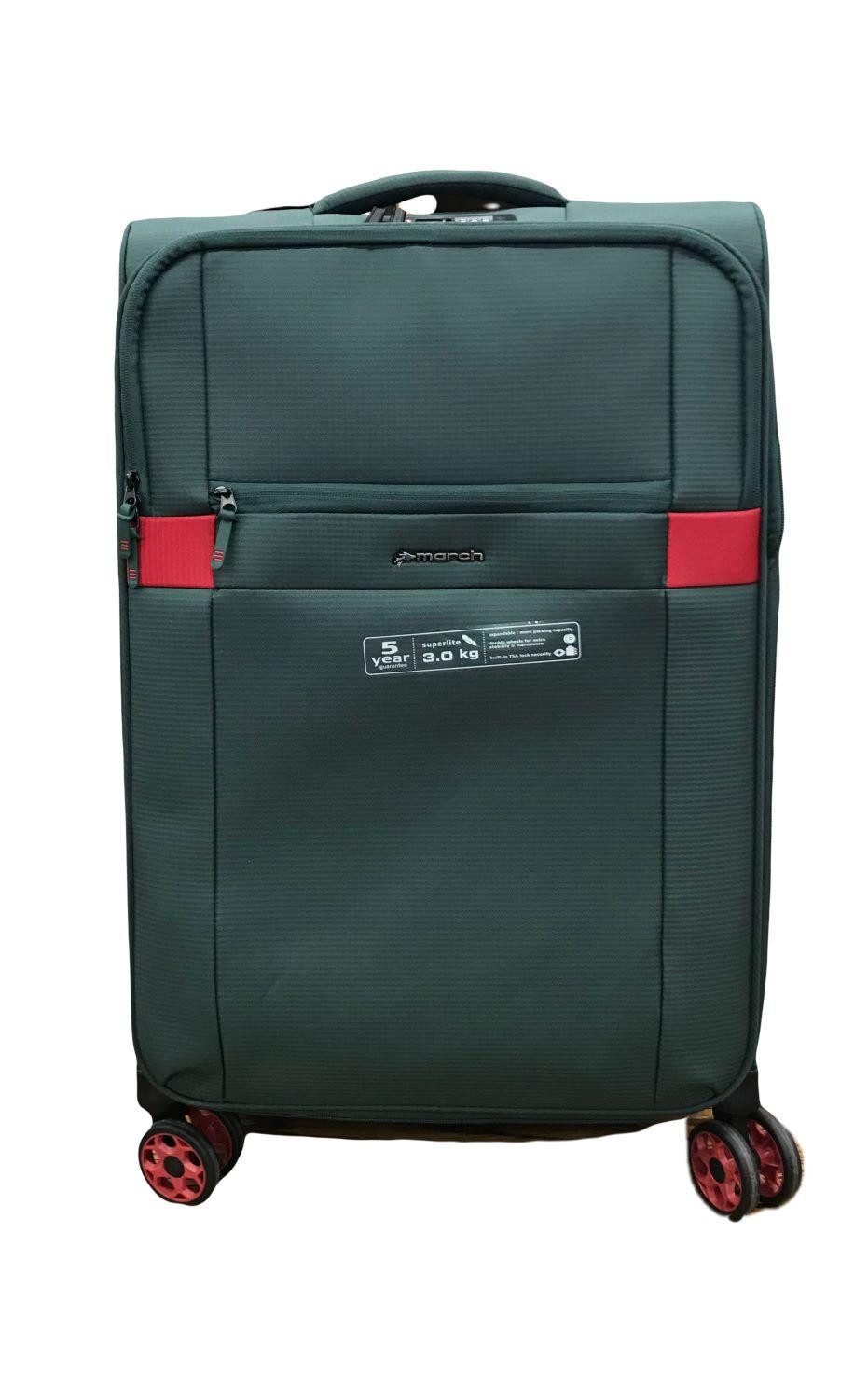 march Handgepäckkoffer March Kober M dark green Чемоданы 2433-03-62