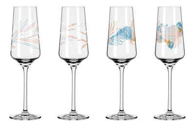 Ritzenhoff Sektglas Sparkle, Glas, Mehrfarbig H:22cm D:6.5cm Glas