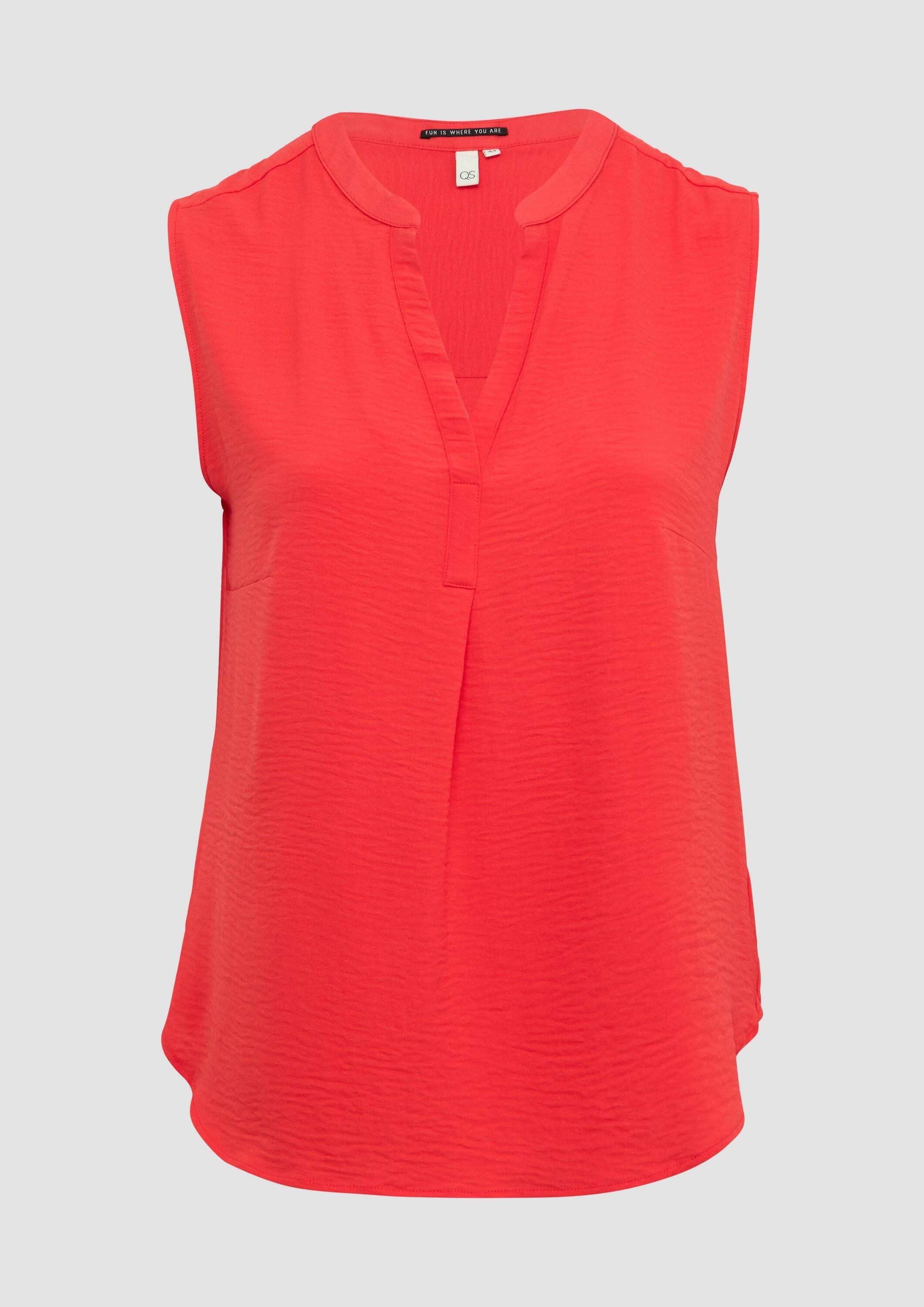 QS Langarmbluse Bluse Feminines Blusentop