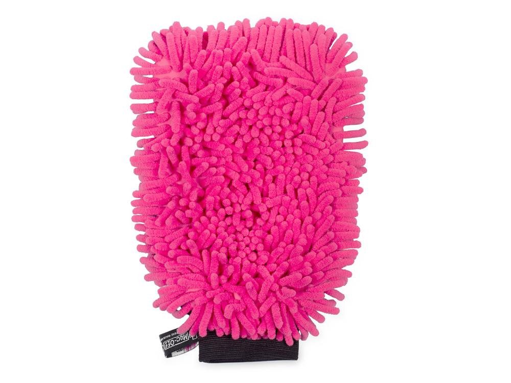 Muc-Off Fahrradöl Muc Off Microfibre Wash Mitt pink