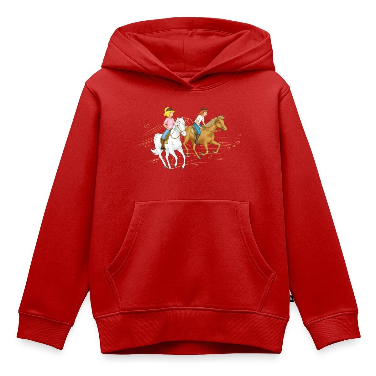 Hoodie Bibi Und Tina Ausritt Mit Amadeus Und Sabrina Kinder Premium Hoodie