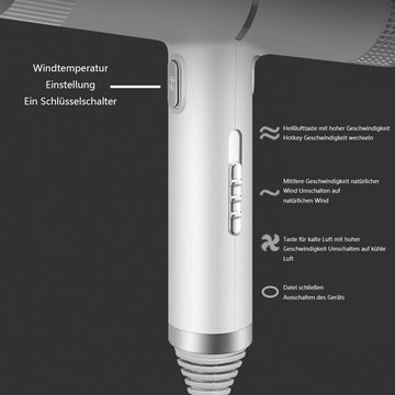 Gontence Haartrockner Profi Föhn, Diffusor, Ionen Ultraleicht