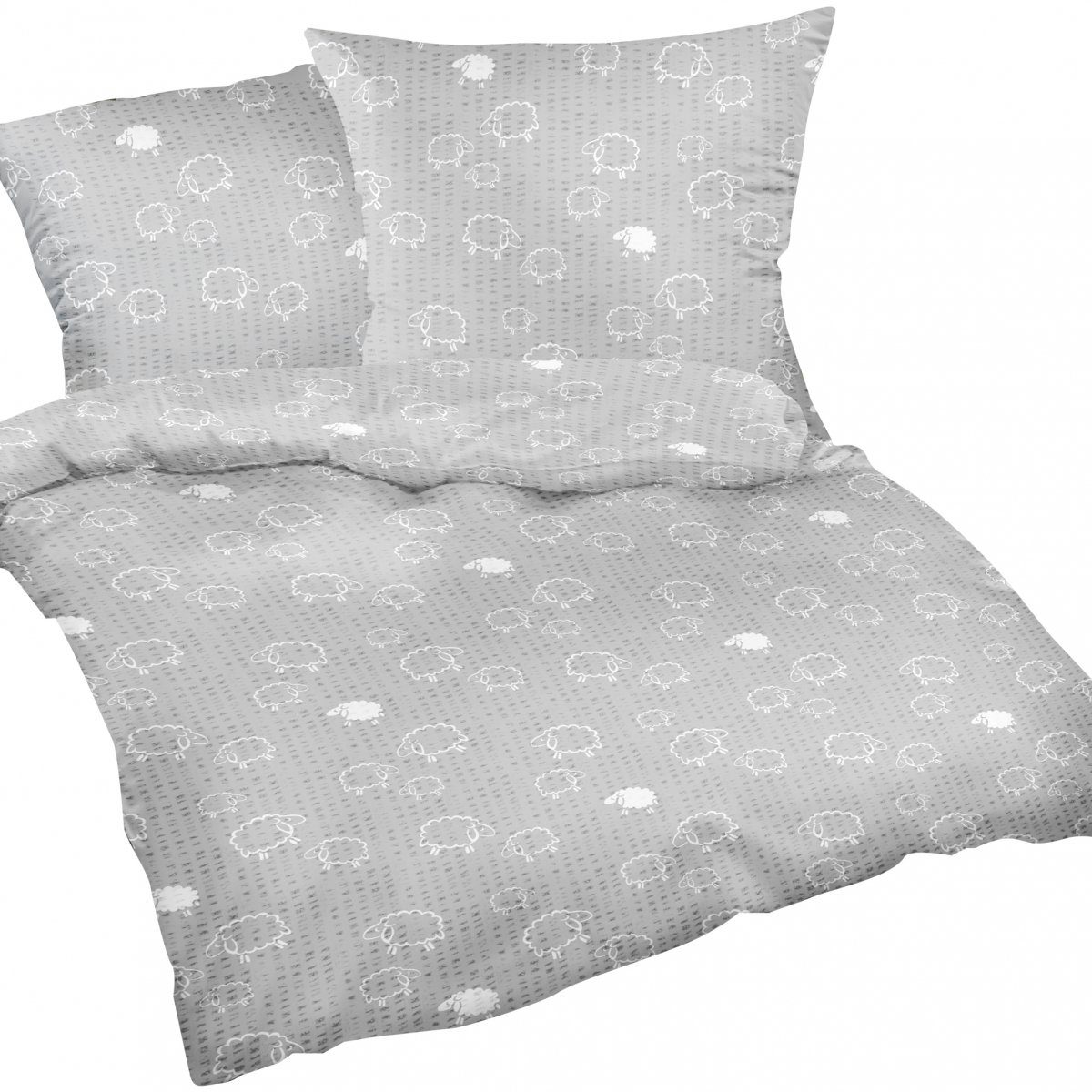 Heubergshop Bettwäsche, Seersucker, 2 teilig, 135x200cm günstig online kaufen