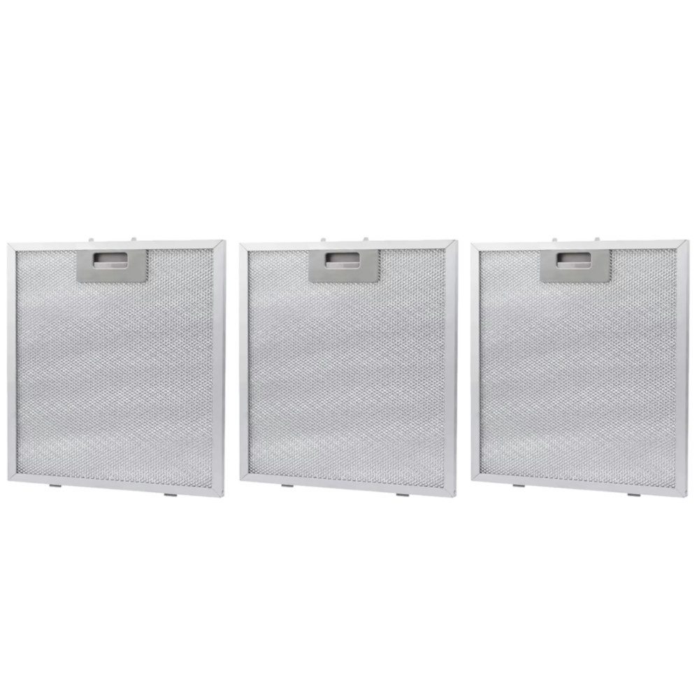 Trade-Shop Metallfettfilter 3x passend für Vestel VEM601, Firenzi AKS 625 IX-1, Turboair H360IX, Zubehör für Dunstabzugshauben wie Franke FHC60131N, FHC60131W, Hotpoint-Ariston 55087, 65303, 66305, 66307, 74114, 74118, 74121, 74122, 869990550870, 869990550890, 869990653030, 869990663050, 869990663070, 869990741140, 869990741180, 869990741210, 869990741220, 869990741240, 869990741250, AQ550870000, AQ550890000, AQ653030000, AQ663050000, AQ663070000, AQ741140000, AQ741180000, AQ741210000, AQ741220000, AQ741240000, AQ74125000, Länge: 305 mm (mit Haltern: 315 mm) / Breite: 267 mm / Höhe: 9 mm