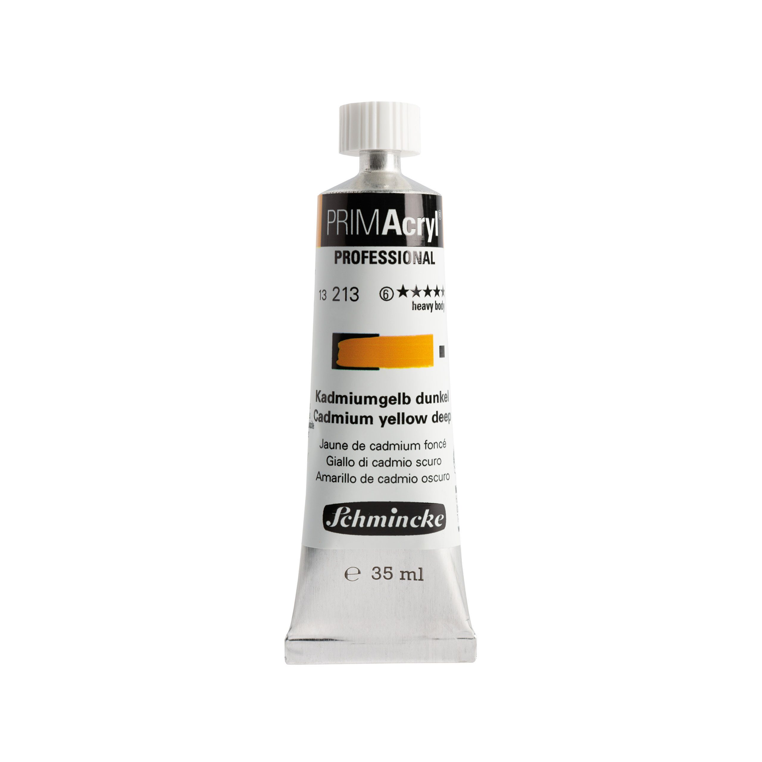 Schmincke Acrylfarbe 35ml PRIMAcryl Kadmiumgelb dunkel Acryl 13 213 009