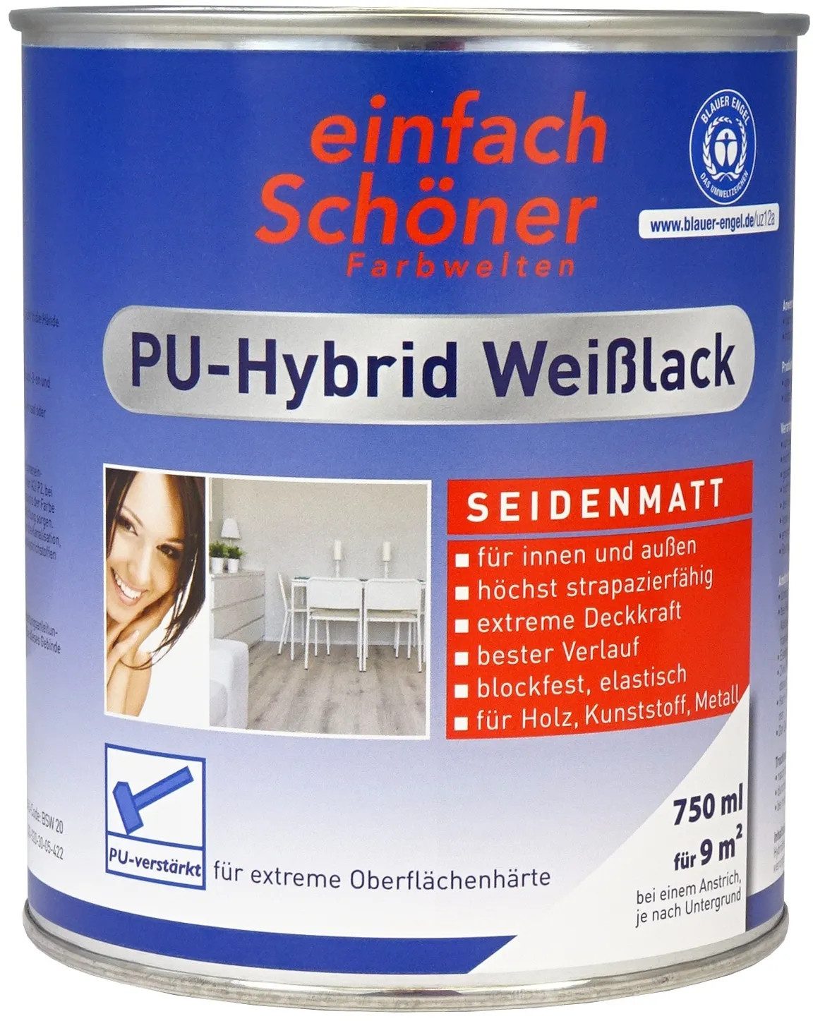 Wilckens Farben Weißlack einfach Schöner PU-Hybrid Weisslack