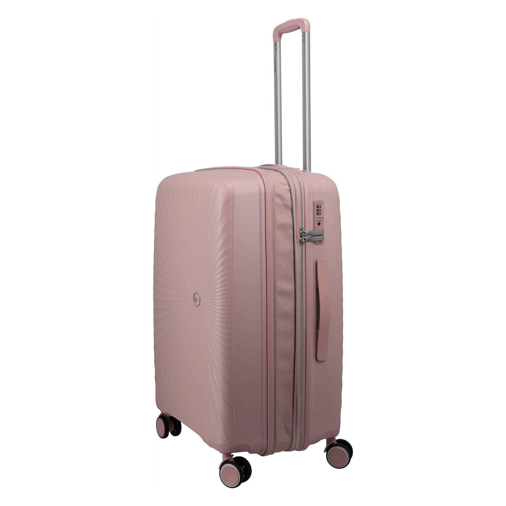 travelite Trolleyset Tamaris x Travelite, 4 Rollen, (3-teilig, 3 tlg), Polypropylen