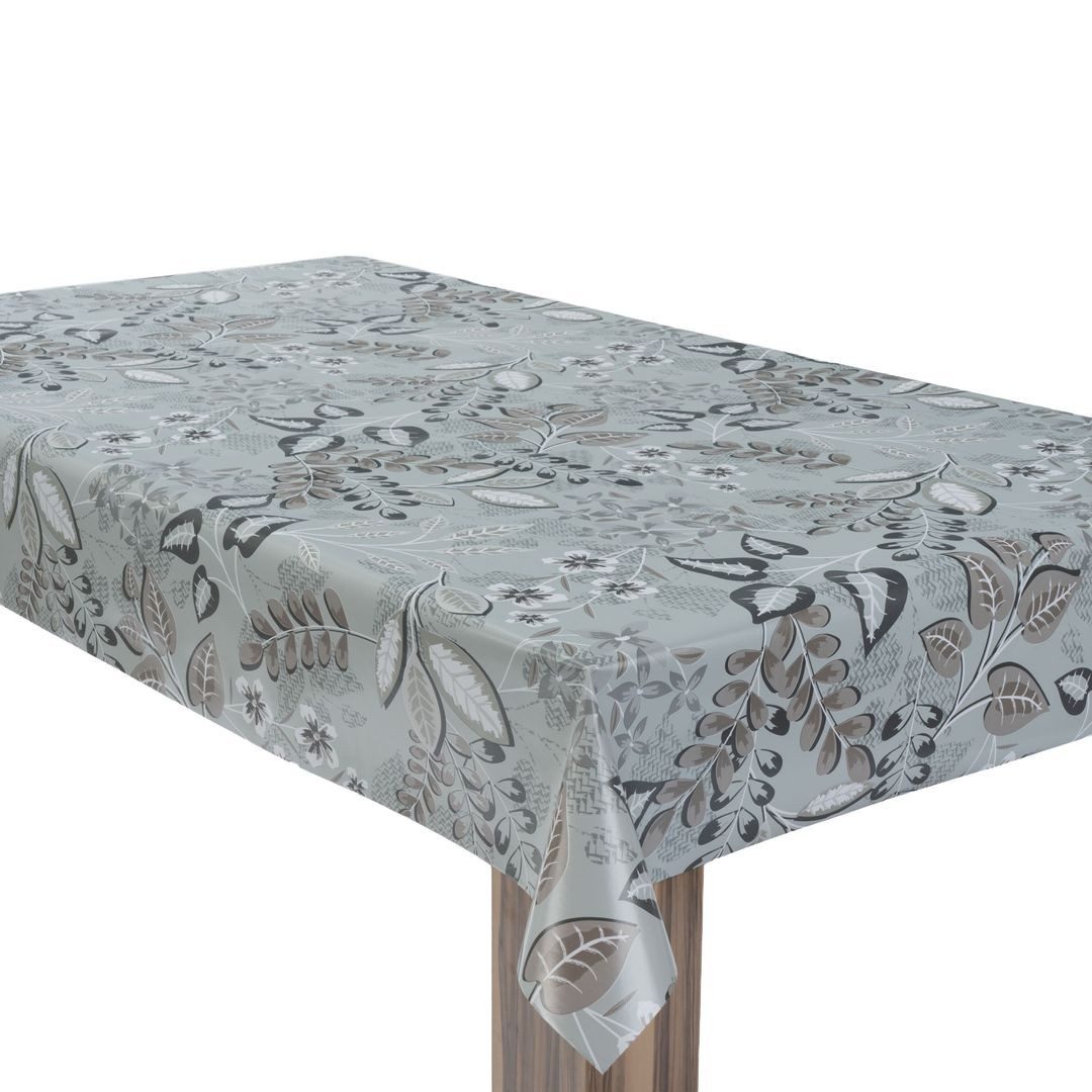 laro Tischdecke Wachstuchtischdecke Blatt Mix PVC Eckig