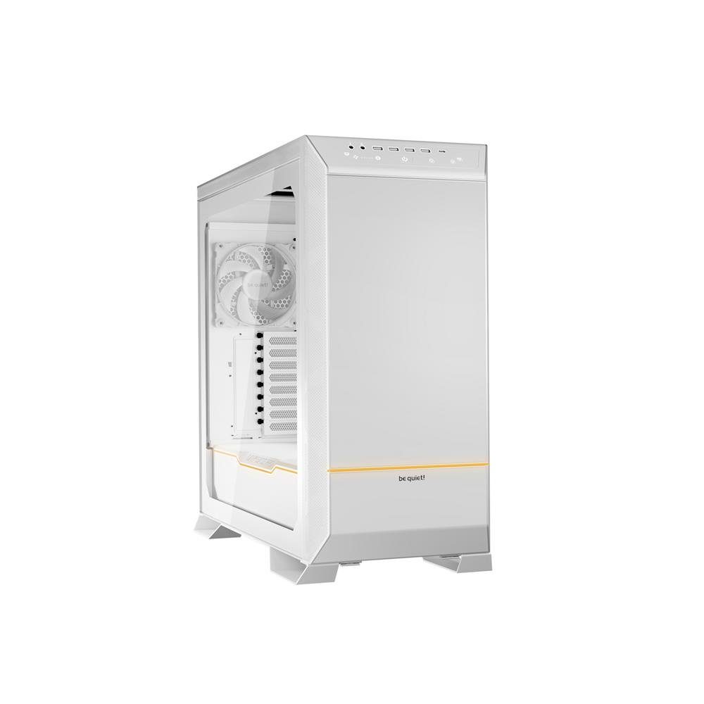 be quiet! PC-Gehäuse DARK BASE PRO 901 White, (Full-Tower, 1 St., Touch-sensitives I/O-Panel für modernste Handhabung), Seitenfenster, Temperglas, PWM Lüfter, ARGB-Beleuchtung, Weiß, BGW51