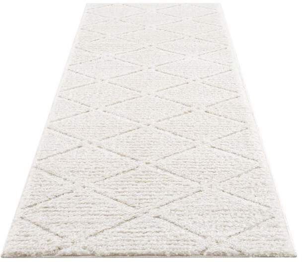 Carpet City Hochflor-Teppich Focus 2997, rechteckig, Höhe: 20 mm, Läufer, Boho, Hochtief-Muster/ 3D-Effekt, für Wohnzimmer, Schlafzimmer