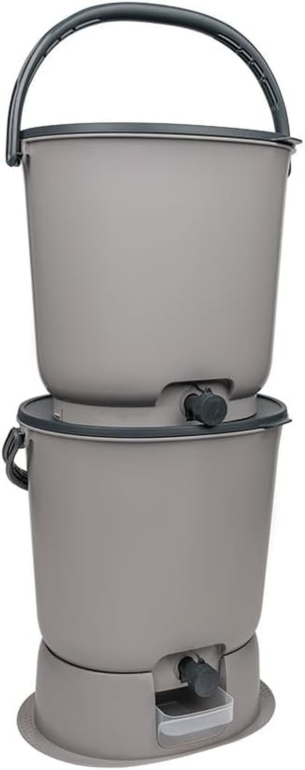 skaza Exceeding Expectations Biomülleimer Bokashi Organko Essential SET, Küchenkomposter 15,3L 2er Set Geruchsdicht Bokashi Fermentation Starte