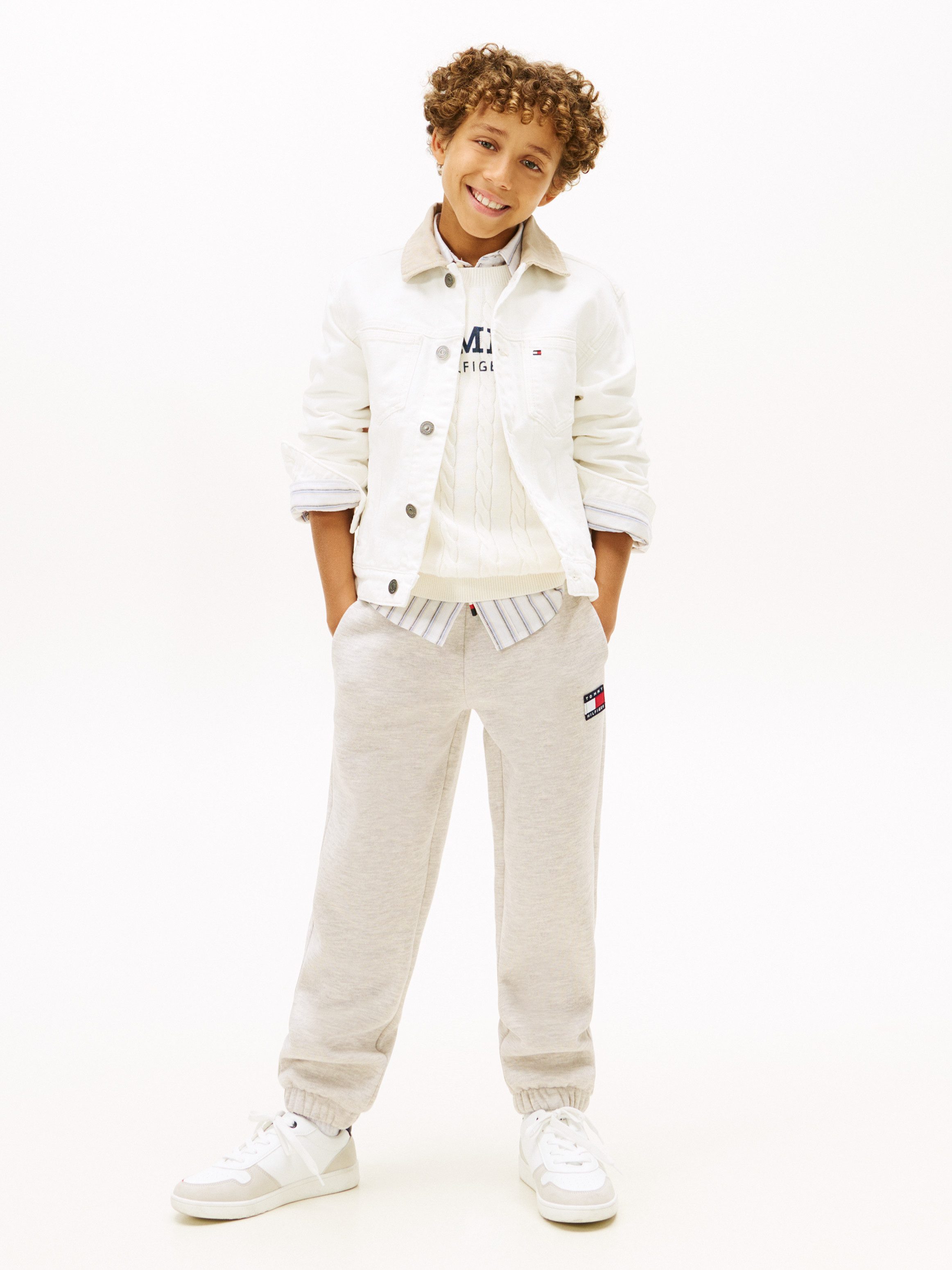 Tommy Hilfiger Sweathose Kinder bis 16 Jahre, gerade Beinform – Bild 5 von 5