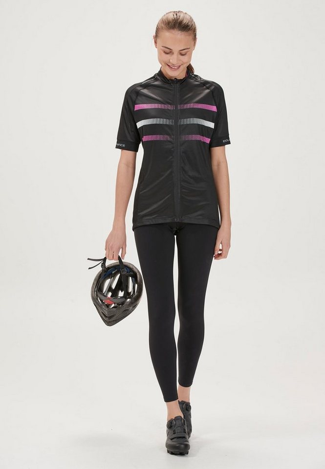 ENDURANCE Radtrikot »BEATRICE W Bike S S Shirt« mit praktischer Rückentasche › lila - Onlineshop OTTO