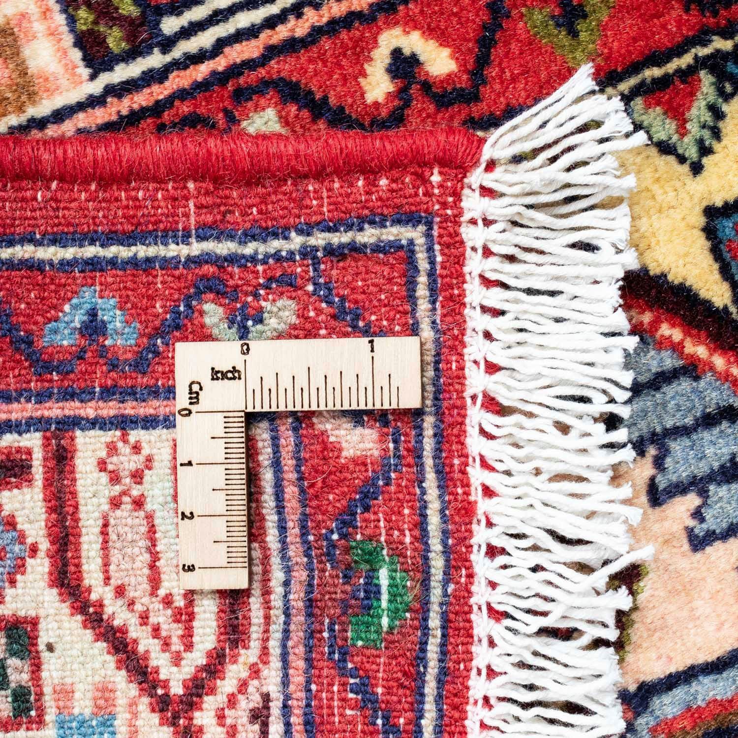 morgenland, Hosseinabad 10 x 134 chiaro cm, Medaillon Höhe: Wollteppich mm, rechteckig, Rosso 76 Handgeknüpft