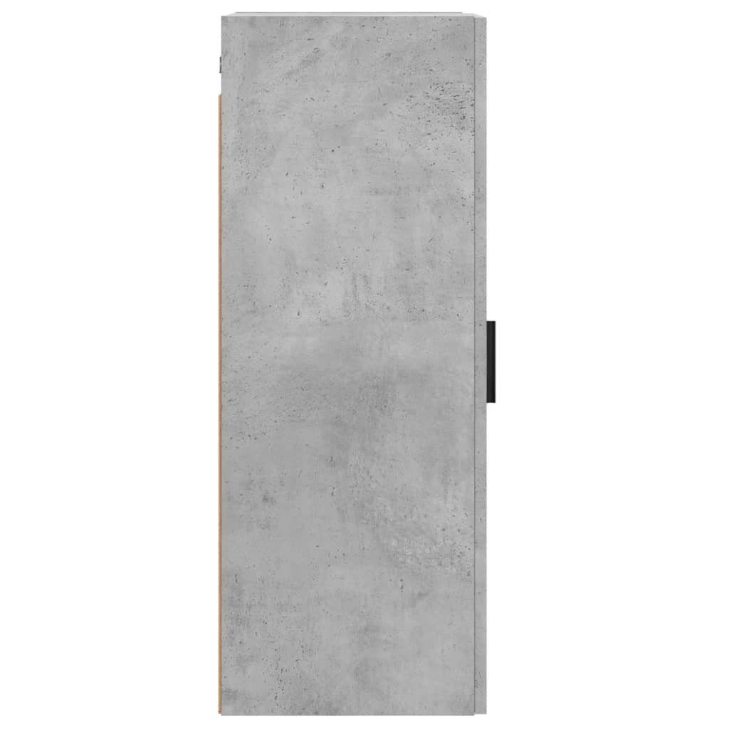 vidaXL Sideboard Wandschrank Betongrau 34,5x34x90 (1 St) cm