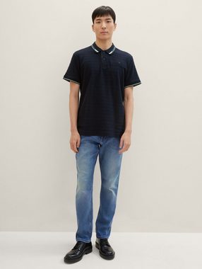 TOM TAILOR Poloshirt Poloshirt mit Struktur