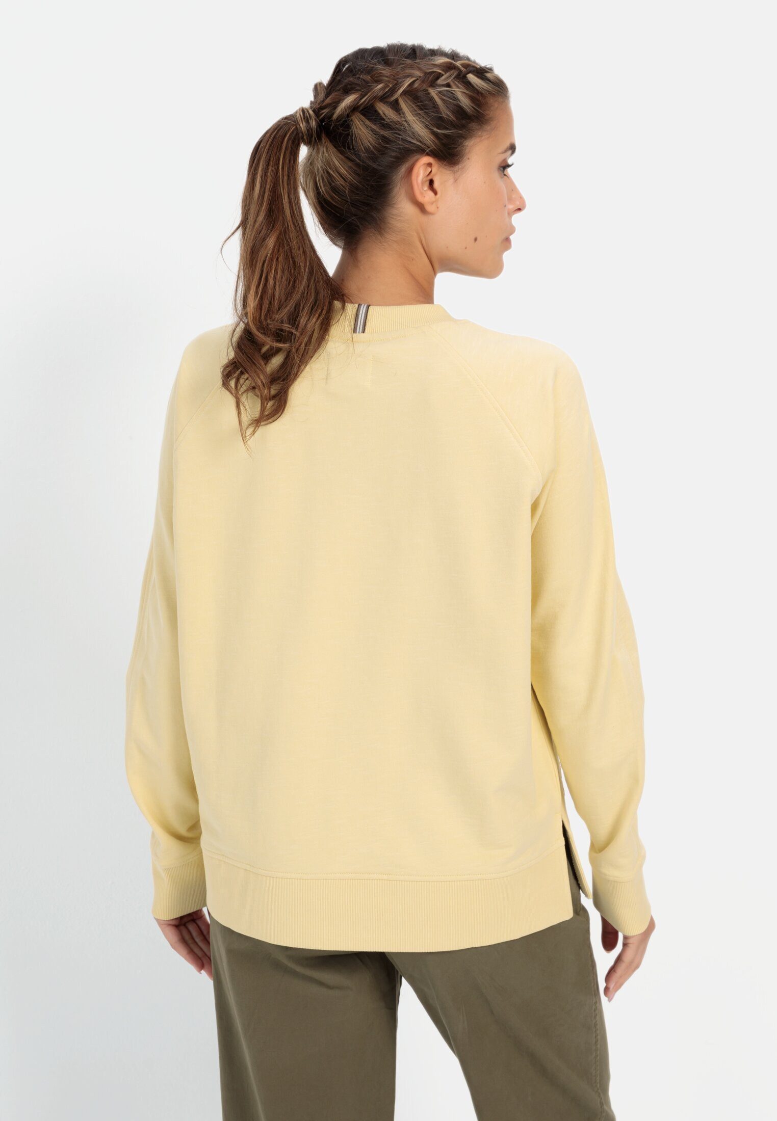 camel active Sweatshirt aus reiner Baumwolle günstig online kaufen