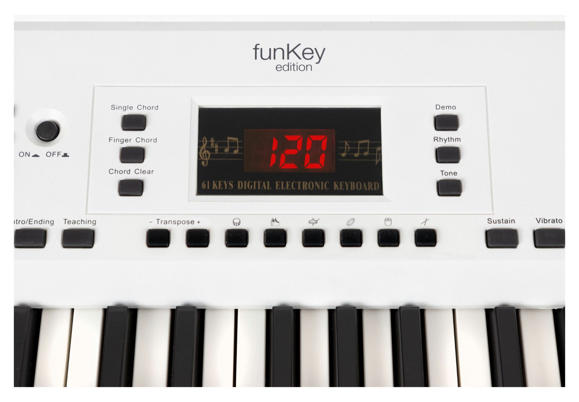 FunKey Home-Keyboard 61 Edition (300 Sounds, 300 Rhythmen) (Spar-Set, inkl. Keyboardständer & Bank), mit Begleitautomatik und intelligente Lernfunktion – Bild 4 von 5