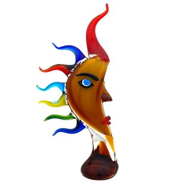 Aubaho Dekofigur Glasfigur Skulptur Figur Abstrakt Glas Glasobjekt im Murano Antik-Stil