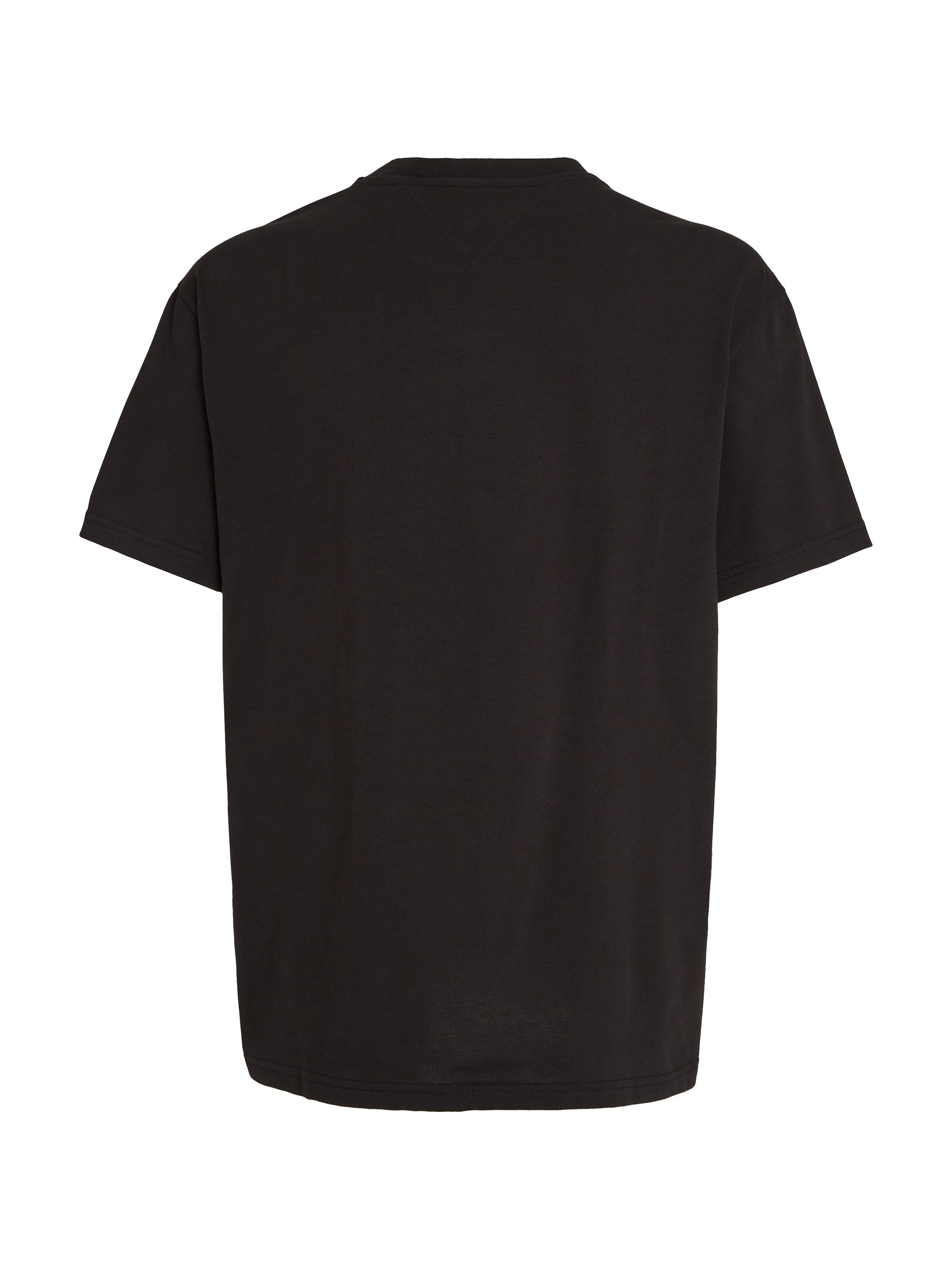 REG S T-Shirt TEE Tommy Tommy Jeans CLASSICS Black mit NEW TJM Jeans EXT Plus Schriftzug