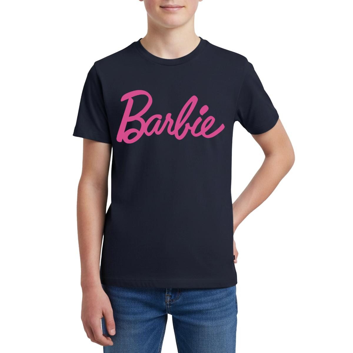 T-Shirt Barbie Klassisches Logo Teenager Premium T-Shirt