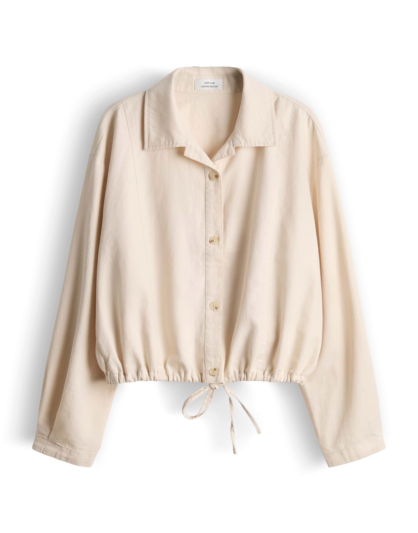 Langarmbluse Overshirt aus BCI Cotton Mix
