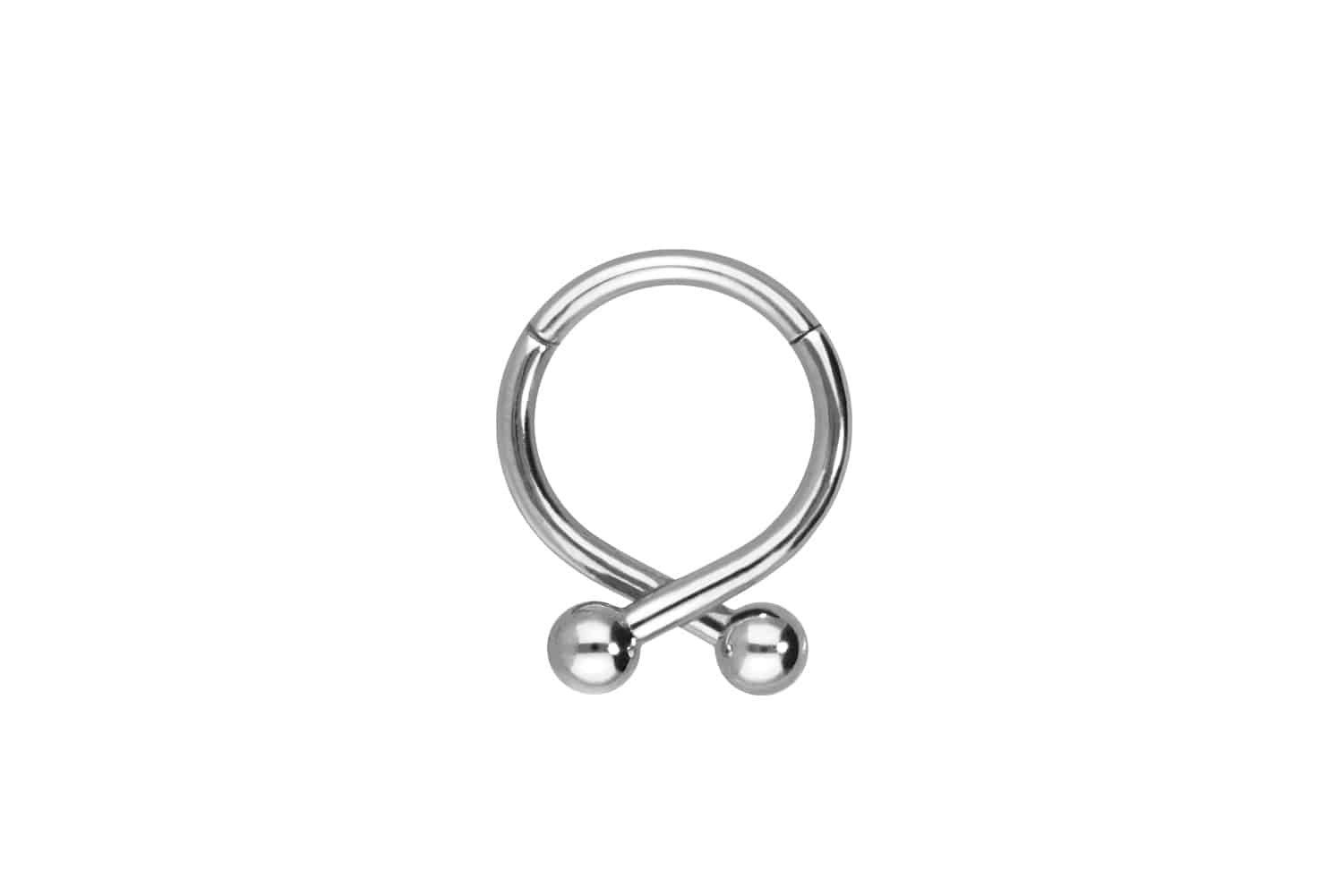 PIERCINGLINE Nasenpiercing Chirurgenstahl Segmentring Clicker 2 günstig online kaufen