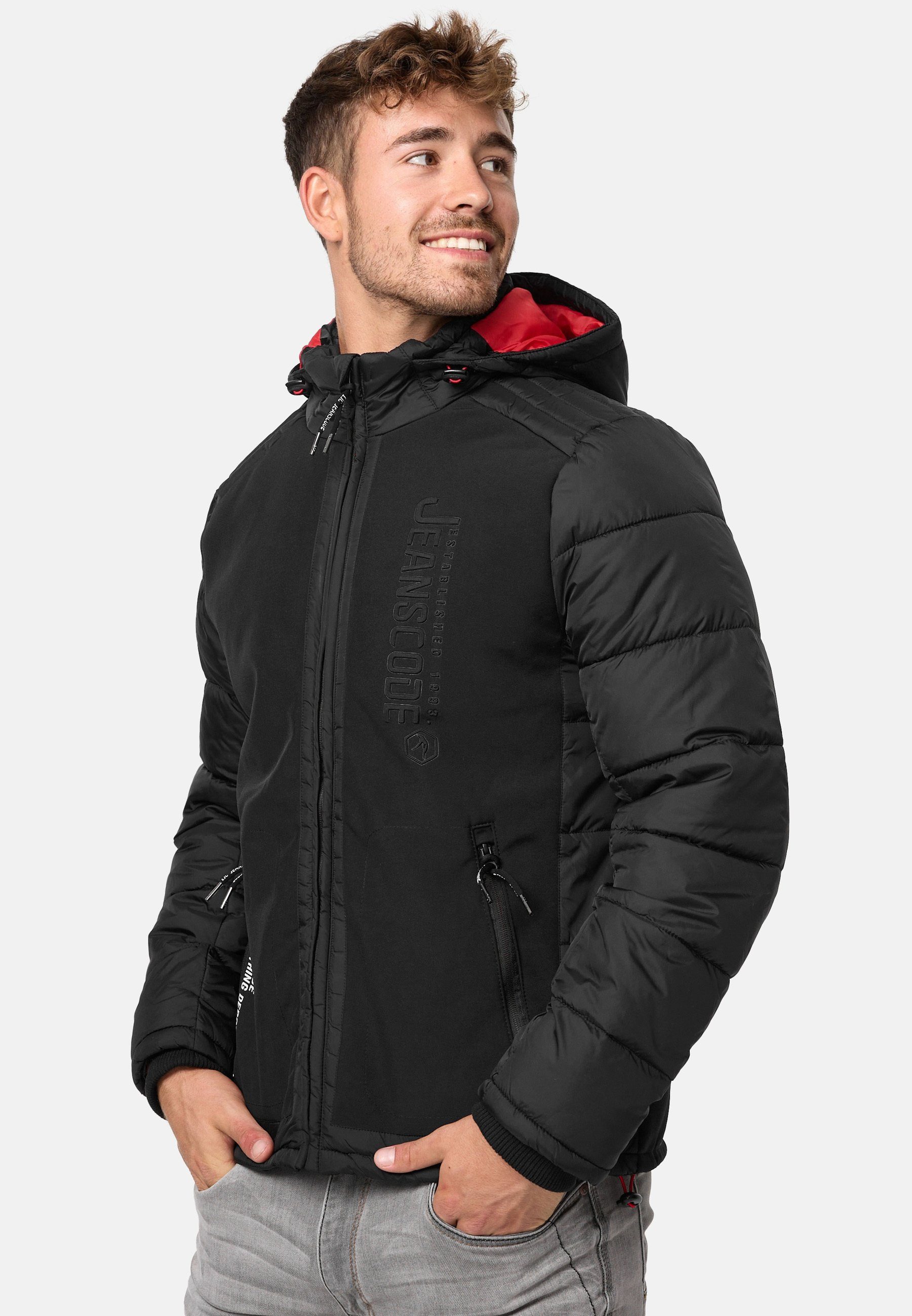 Black Eckermann Steppjacke Indicode