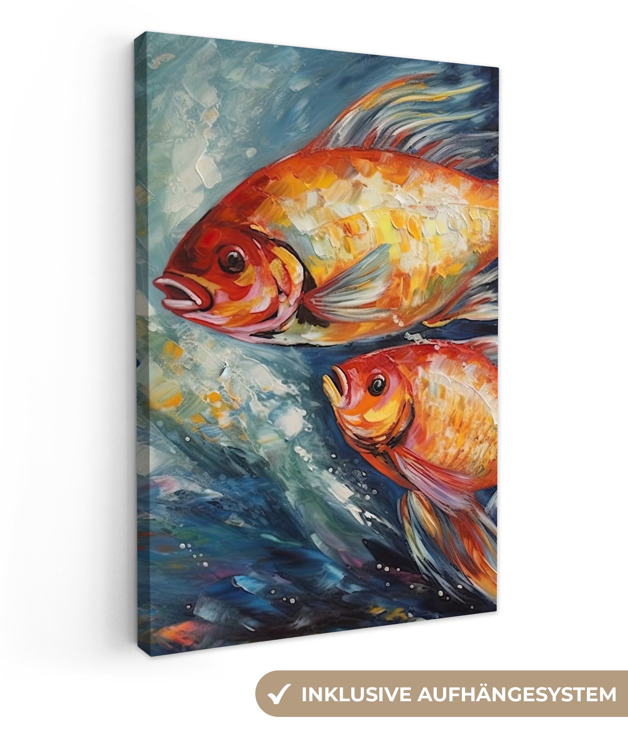OneMillionCanvasses® Leinwandbild Fisch - Wasser - günstig online kaufen