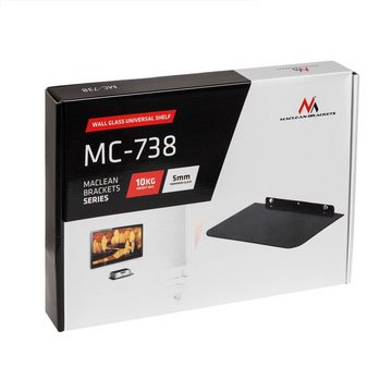 Maclean TV-Regal MC-738, Auflageoberfläche [35x25cm]; Max. Belastung [10kg]