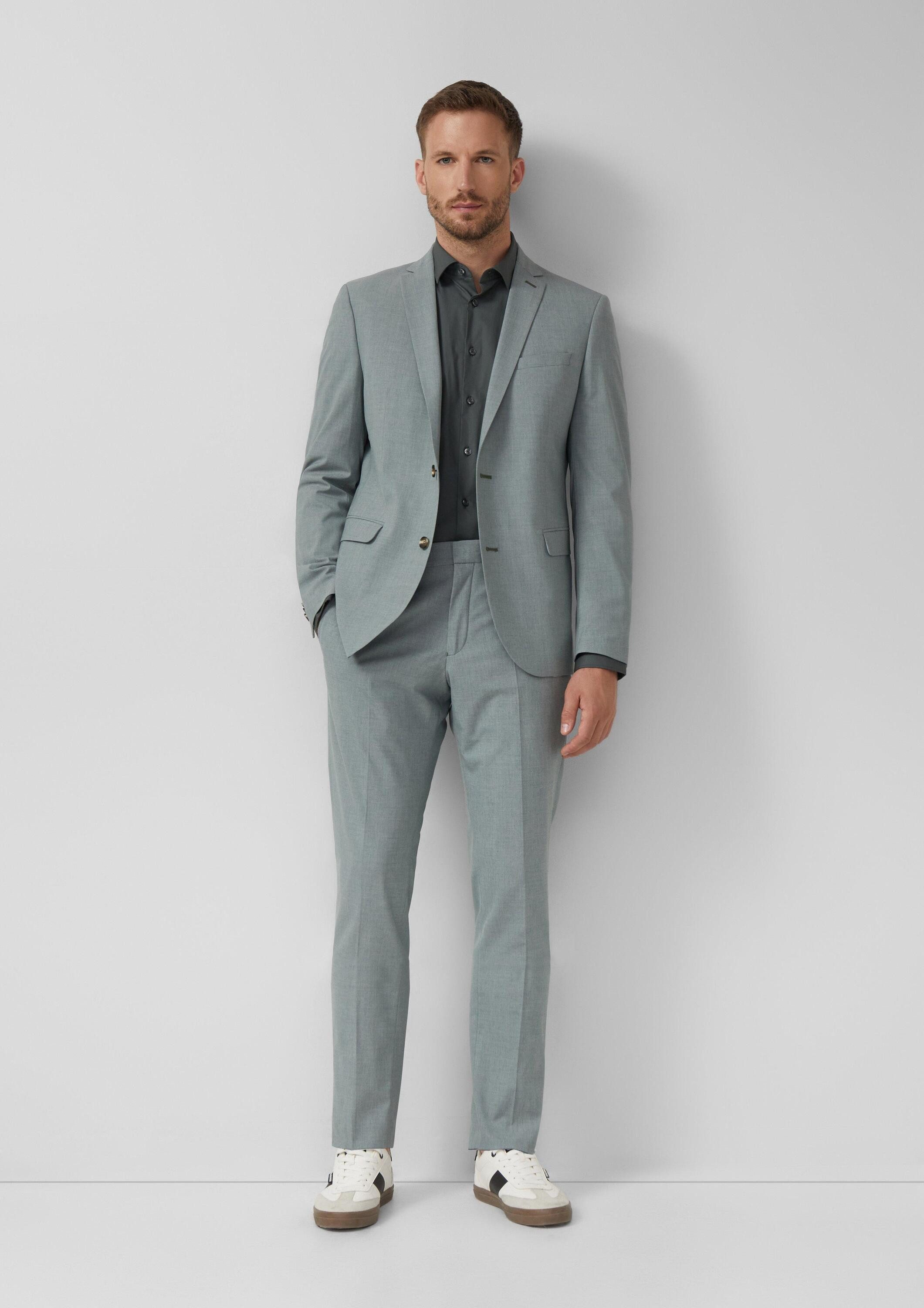 s.Oliver Chinos Hose S.OPURE s.O PURE: Anzughose mit feiner Webstruktur
