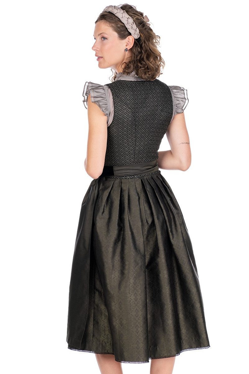 MarJo Dirndl Midi Dirndl 2tlg. - ELSENDORF - waldgrün/schwarz – Bild 5 von 5