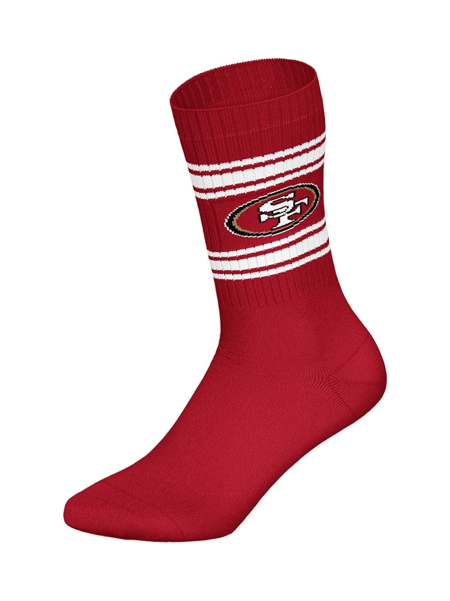 NFL Freizeitsocken San Francisco 49Ers Crew (6-Paar) Casual Socken, Alltagssocken, Bequeme Socken