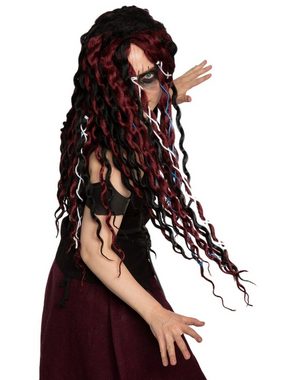 Maskworld Kostüm-Perücke Voodoopriesterin Perücke, Wirre Haare für irre Rituale