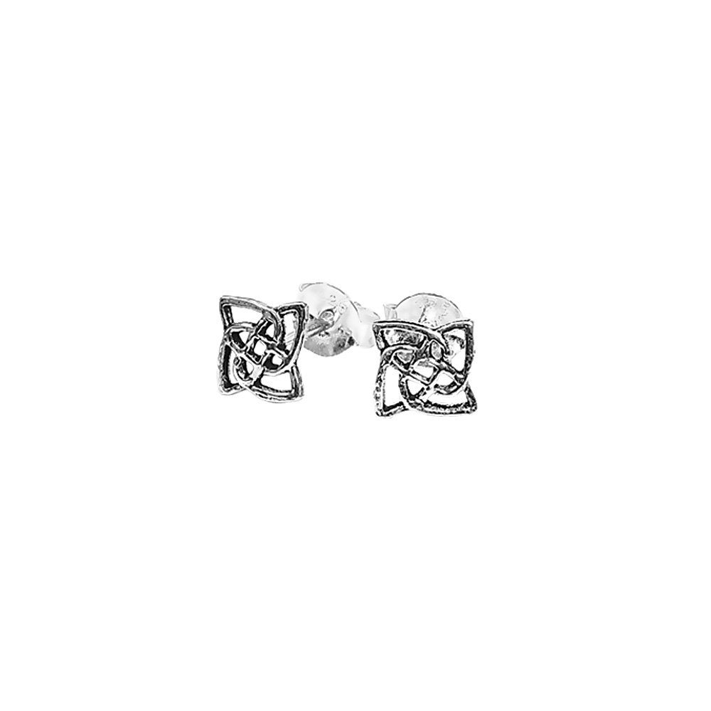 Paar Ohrstecker Paar 925 Sterling Silber Keltische Celtic Gothic O