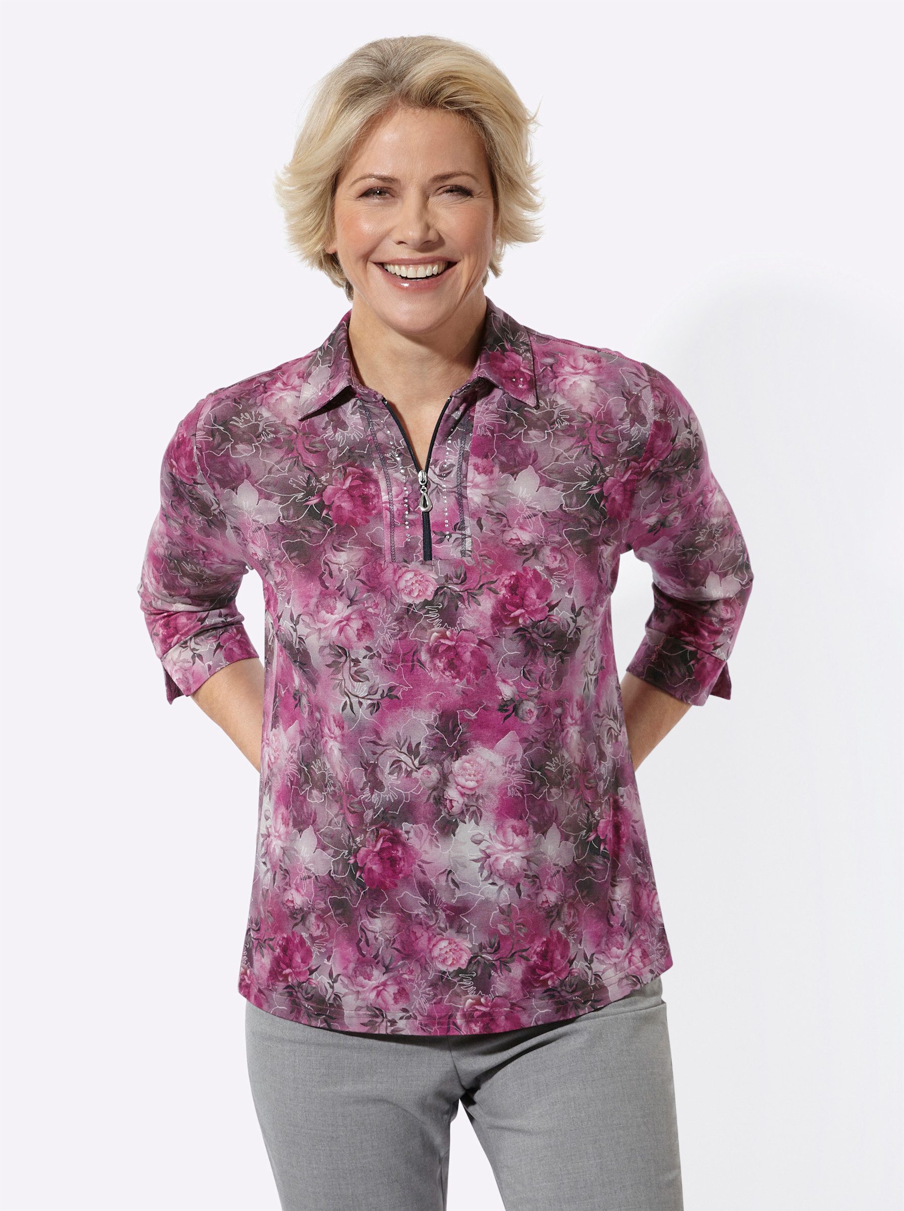 T-Shirt Poloshirt 3/4-Arm