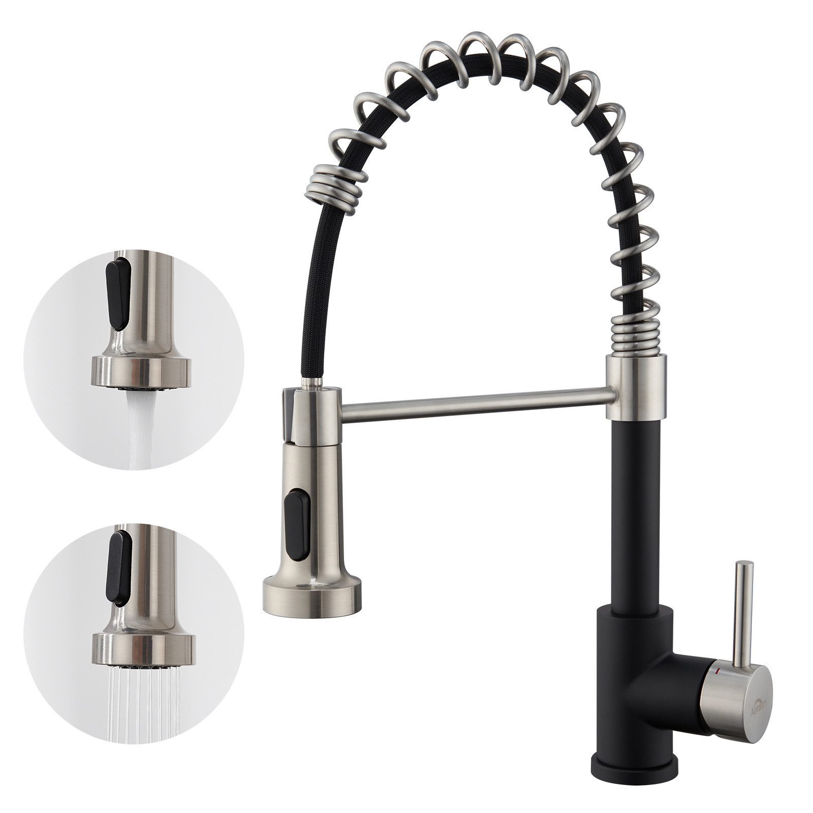 Auralum Max Spültischarmatur Ausziehbar Wasserhahn Küche günstig online kaufen